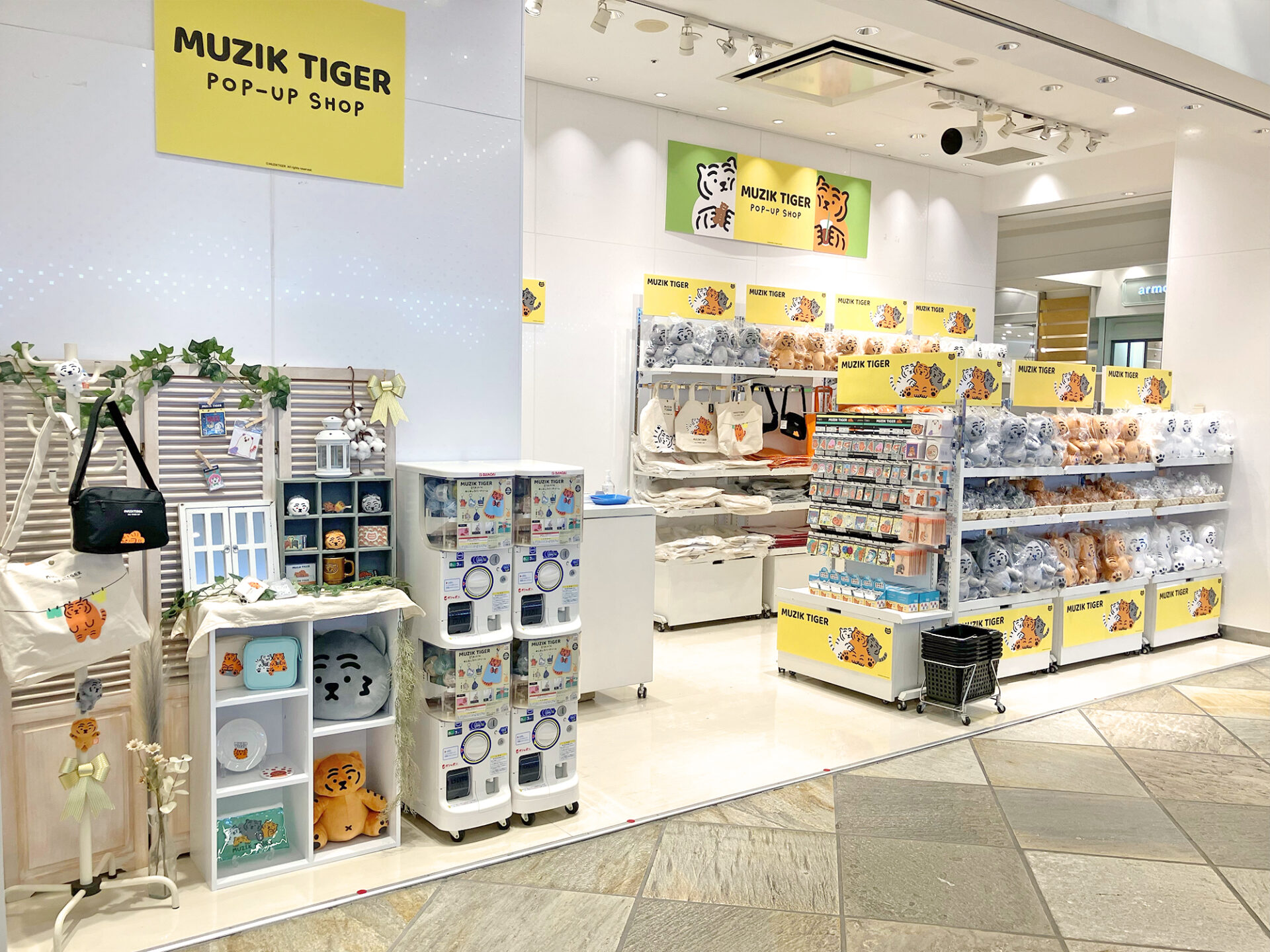 12月13日(水)オープン！MUZIK TIGER POP-UP SHOP＠ラゾーナ川崎プラザ